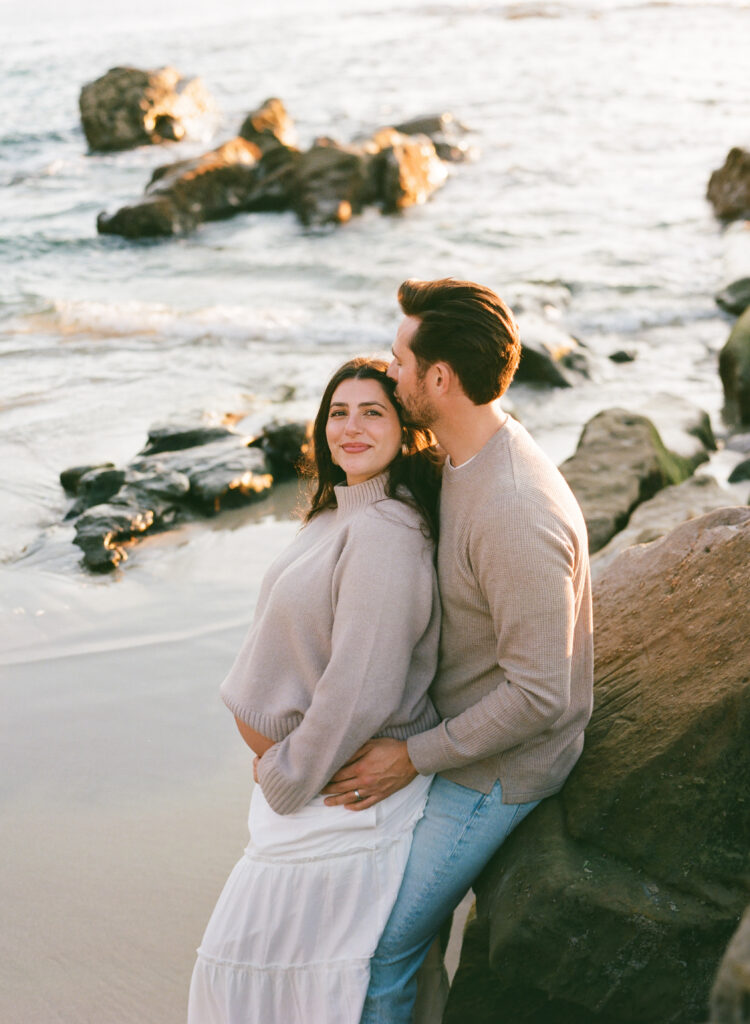 La Jolla Maternity Session on 120 film